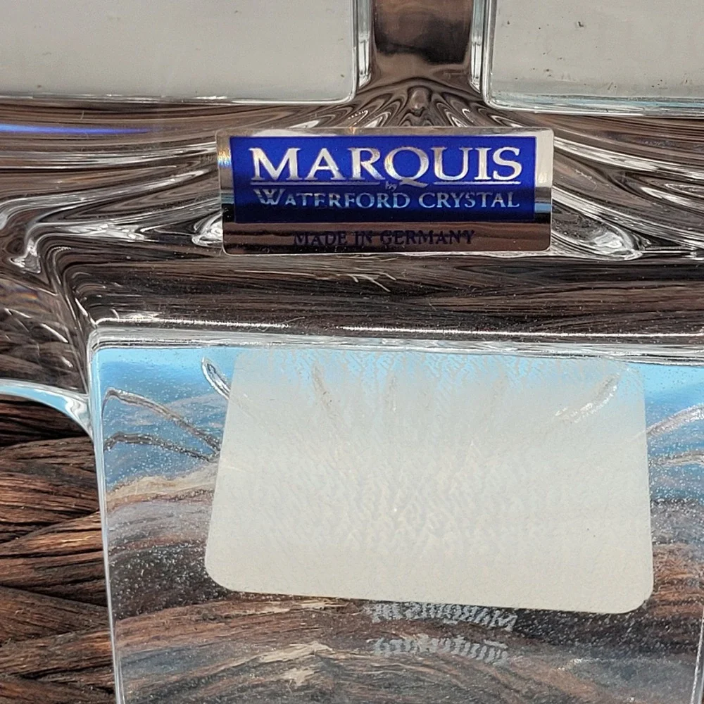 Marquis by Waterford Roselle Double Picture Frame Unisex OS Clear Crystal Decor